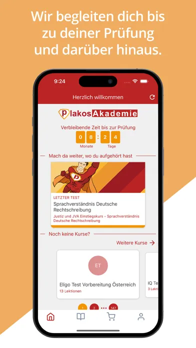 Tangkapan layar Plakos Testtrainer Lernapp