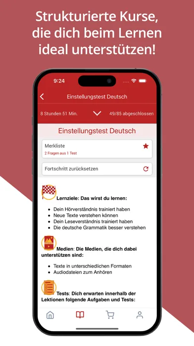 Tangkapan layar Plakos Testtrainer Lernapp