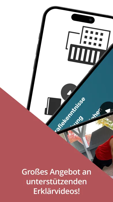 Tangkapan layar Plakos Testtrainer Lernapp