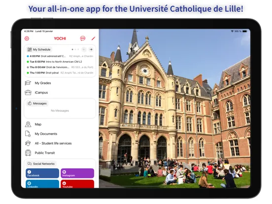 YOCHI – UnivCathoLille iPad  سکرین شاٹس