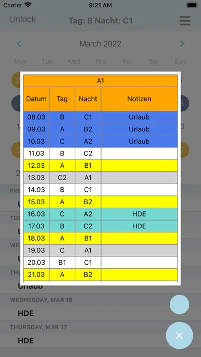Polizei Dienstkalender 2 Screenshots
