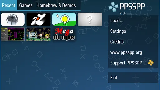 ภาพหน้าจอของ PPSSPP - PSP emulator