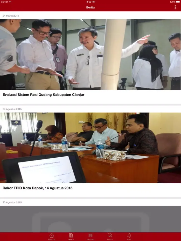 Zrzuty ekranu Priangan Mobile iPad 