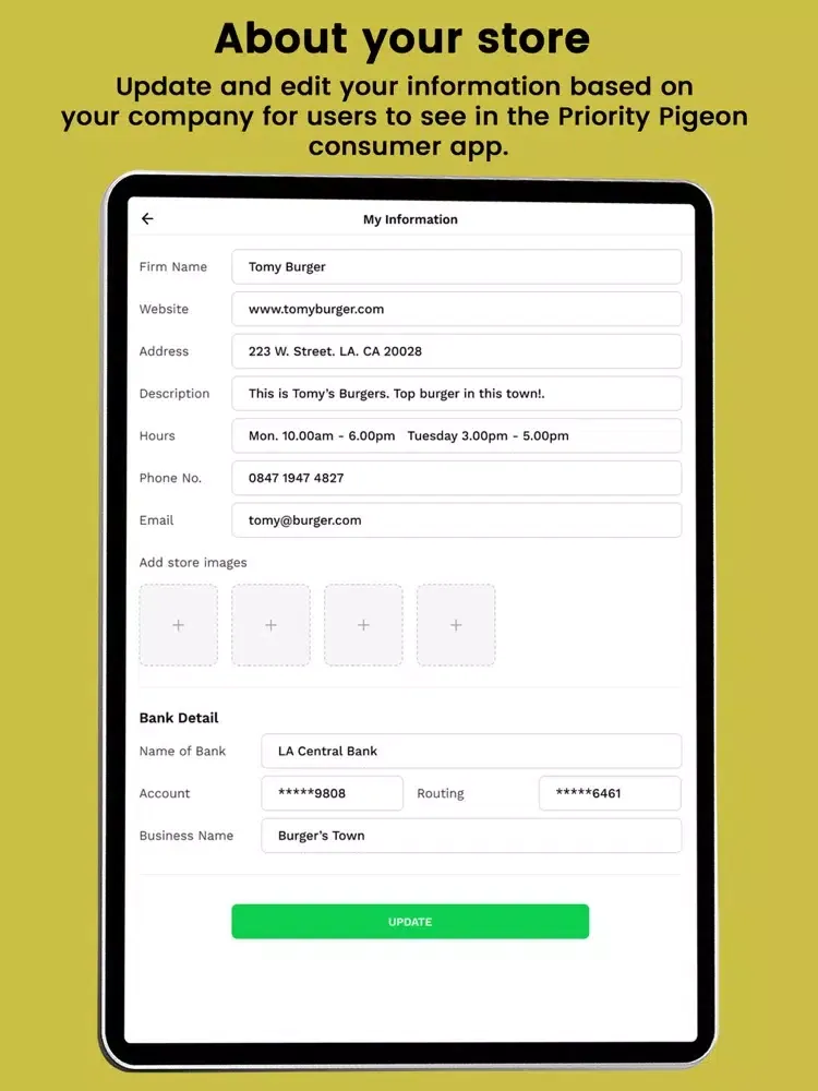 Priority Pigeon Line Manager iPad  Ekran Görüntüleri