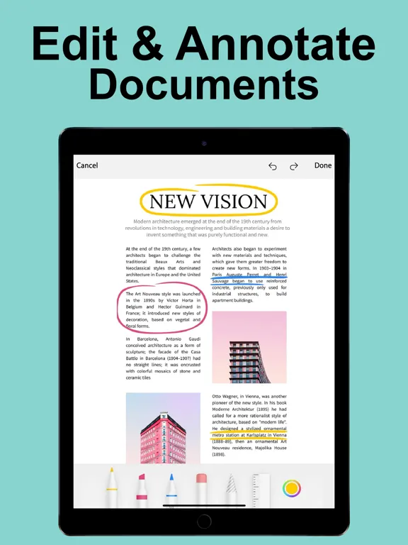 Captures d'écran de True Scanner - PDF & QR Code iPad 
