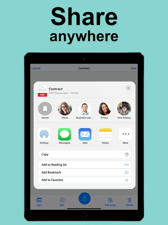 Captures d'écran de True Scanner - PDF & QR Code iPad 