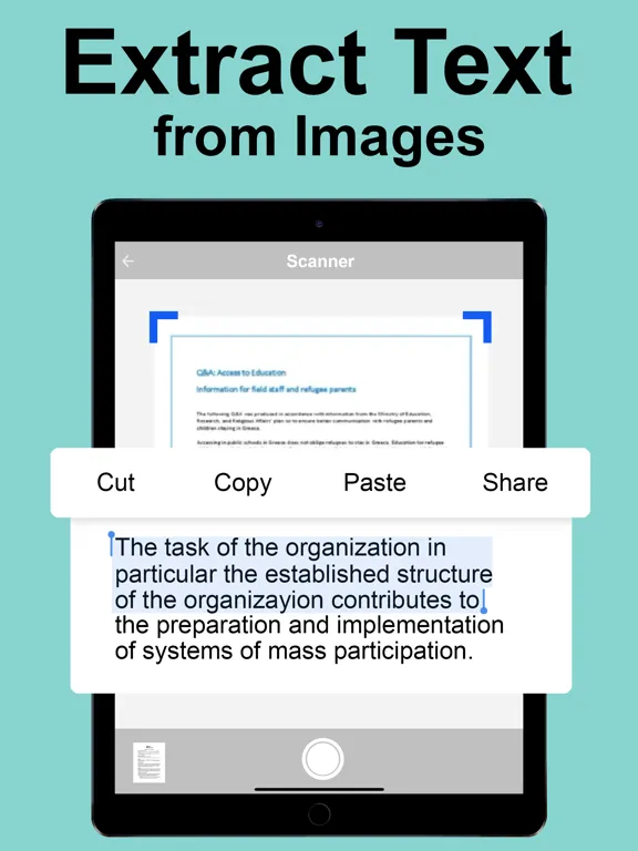Captures d'écran de True Scanner - PDF & QR Code iPad 