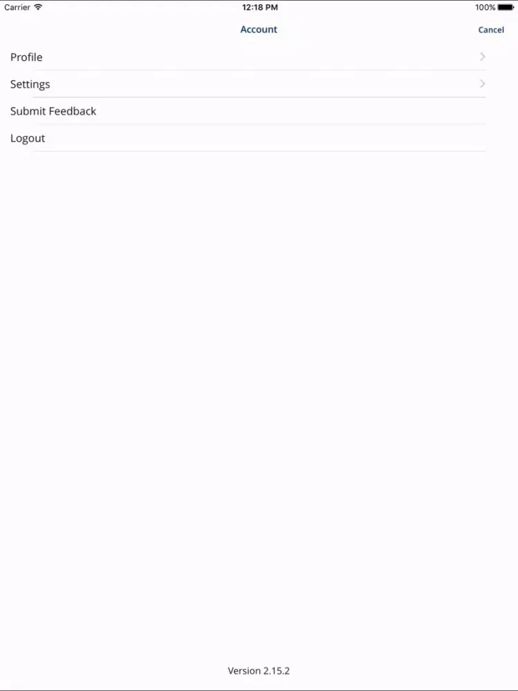 Ảnh chụp màn hình của NPQs iPad 