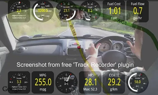 Tangkapan layar Torque Pro (OBD 2 & Car)