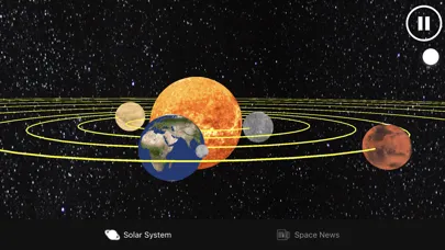 Capturas de tela do Stellar: AR Solar System