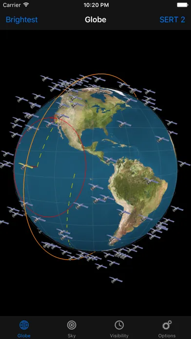Ảnh chụp màn hình của Orbit - Satellite Tracking
