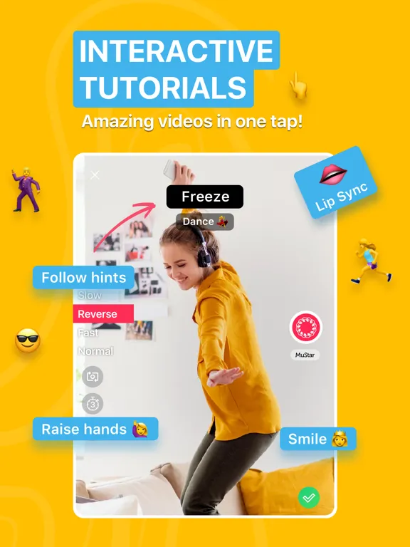 MuStar Kids Lip Sync Tik Game iPad  Screenshots