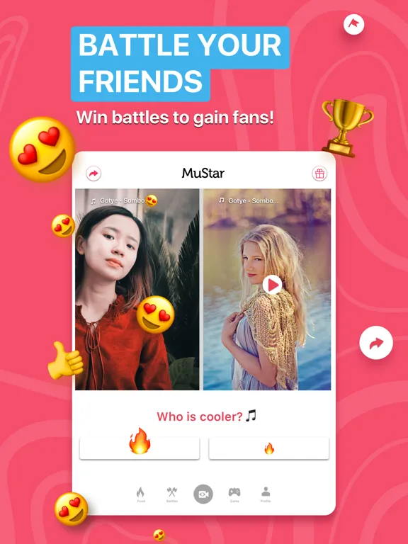 MuStar Kids Lip Sync Tik Game iPad  Screenshots