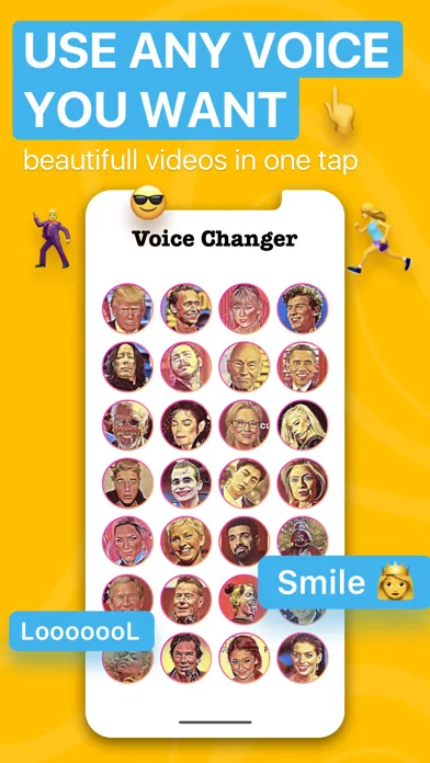 Voicer Famous AI Voice Changer スクリーンショット
