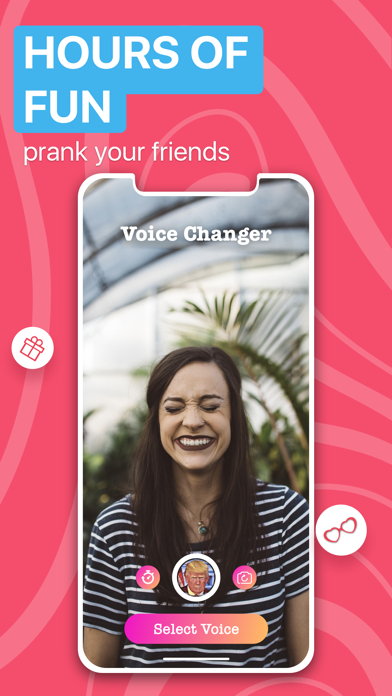 Tangkapan skrin Voicer Famous AI Voice Changer