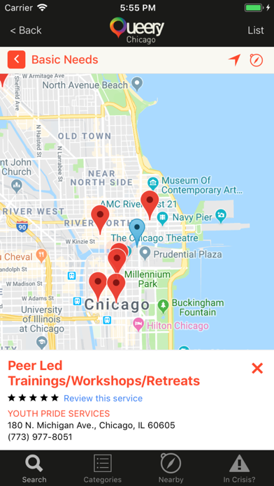 Queery: Find LGBTQ Services Screenshots
