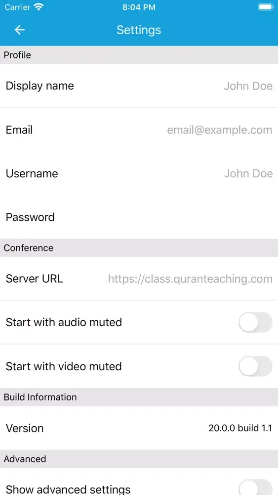 Capturas de pantalla de QuranTeaching