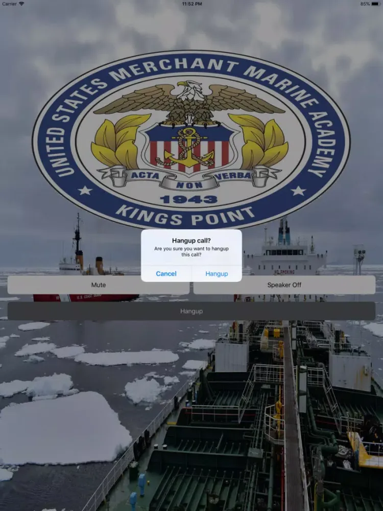 Capturas de tela do USMMA Helpline iPad 