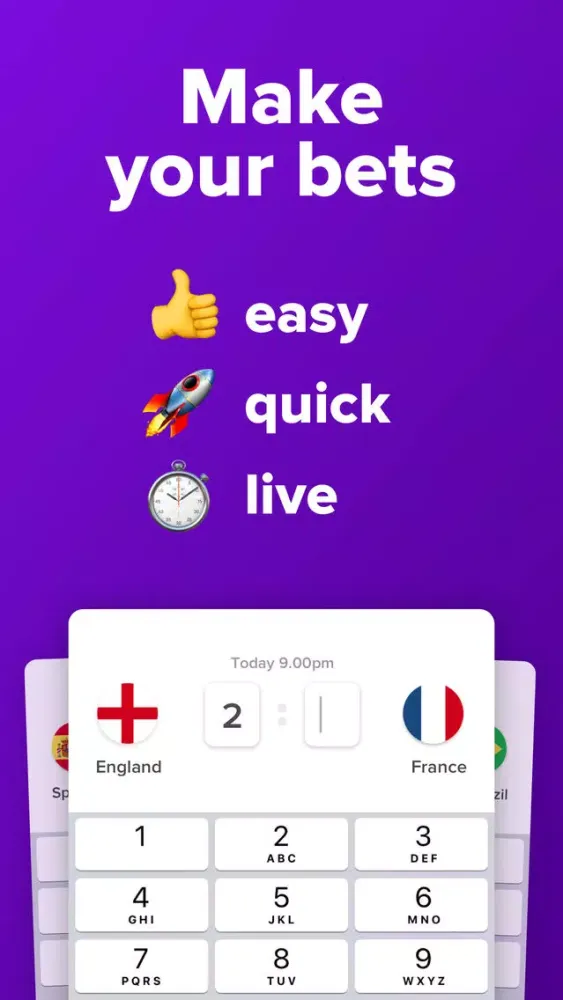 Screenshot di GorillaBet Bet with friends