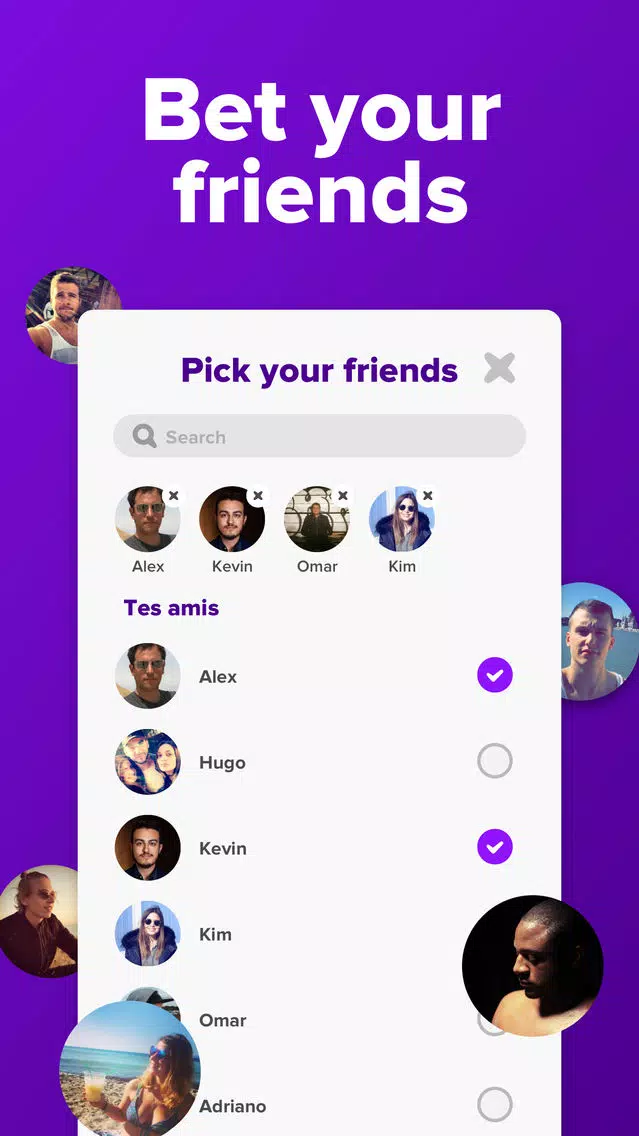 GorillaBet Bet with friends Screenshots