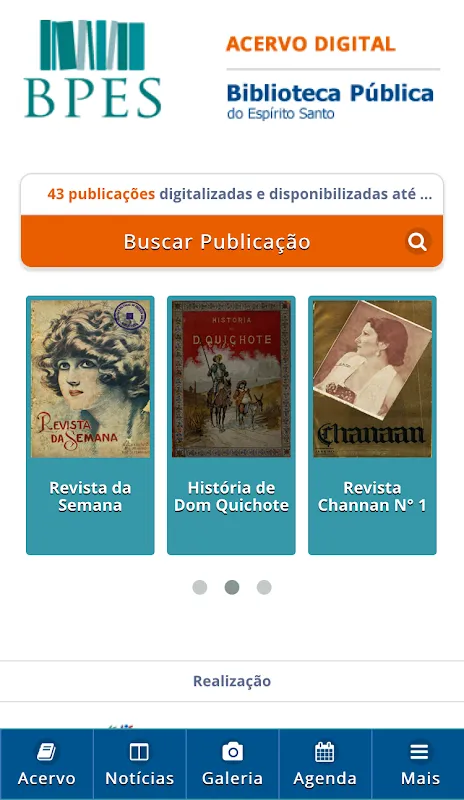BPES-Biblioteca Pública do ES سکرین شاٹس