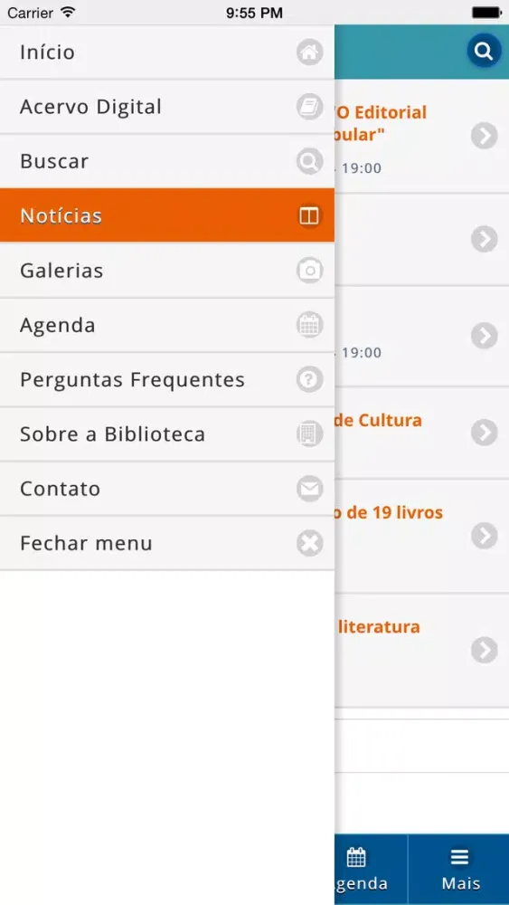 Скриншоты BPES - Biblioteca Pública do Espírito Santo