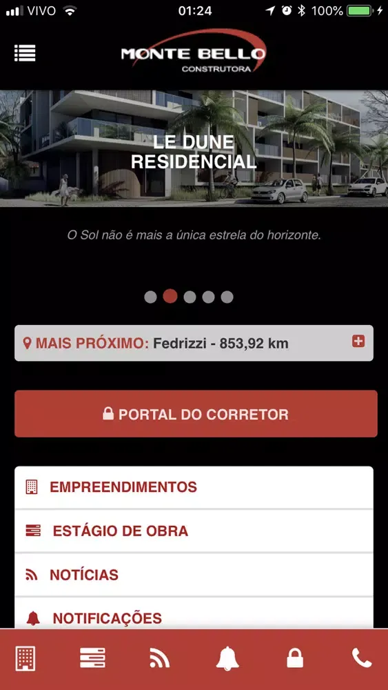 Capturas de pantalla de Construtora Monte Bello
