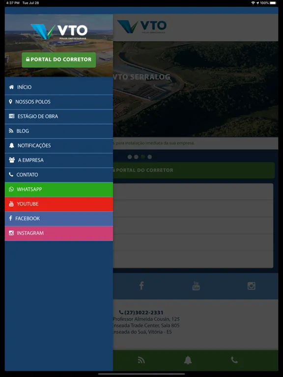 VTO iPad 应用截图
