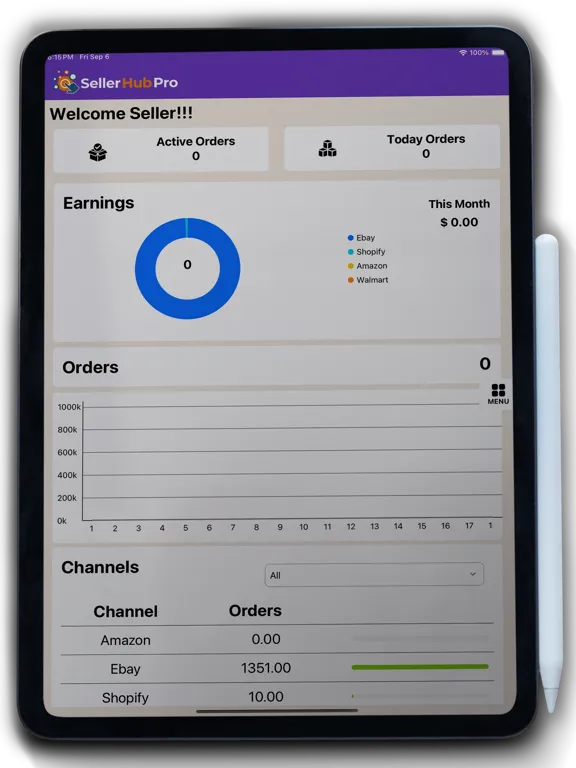 صور Seller Hub Pro iPad 