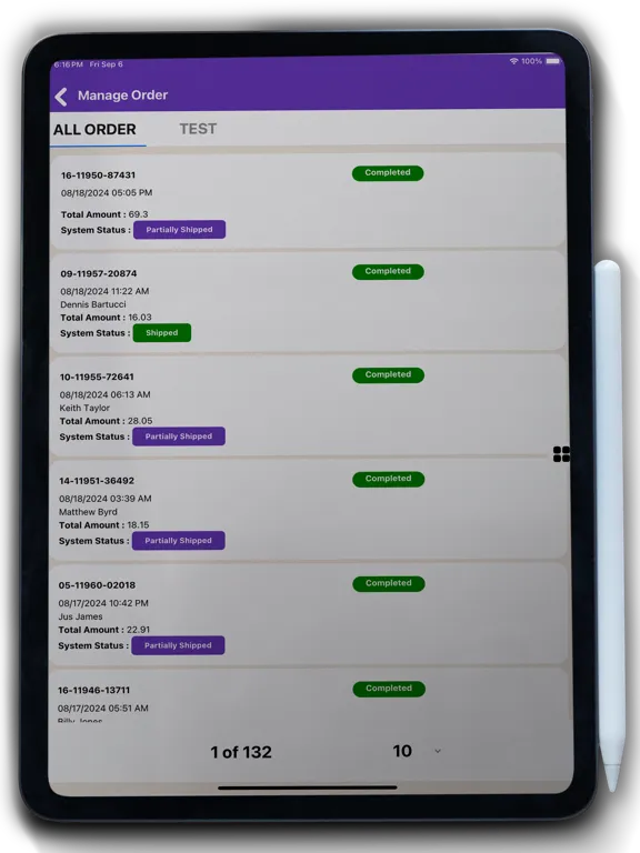 صور Seller Hub Pro iPad 