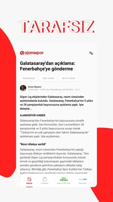 Screenshot di Ajansspor