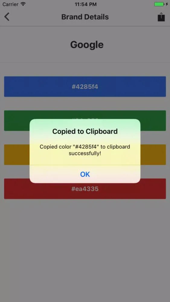 Brand Colors - Collection of Brand Color Codes應用截圖