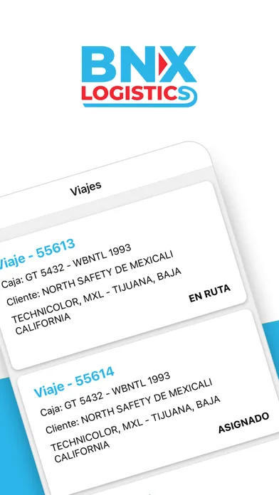 Tangkapan layar BNX Logistics