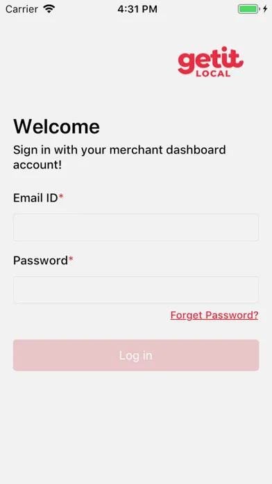 Tangkapan skrin Getit Accept
