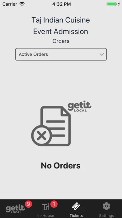 Tangkapan skrin Getit Accept