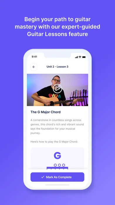 Captures d'écran de Guitarist Academy