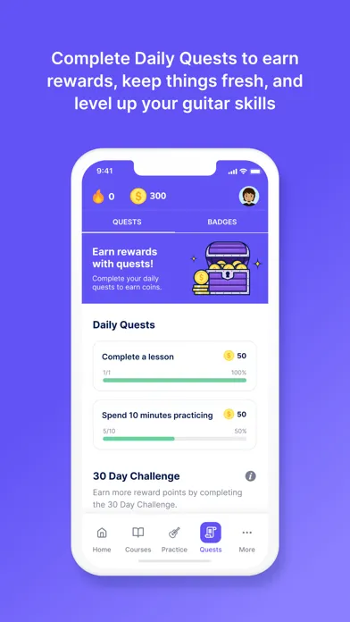 Captures d'écran de Guitarist Academy