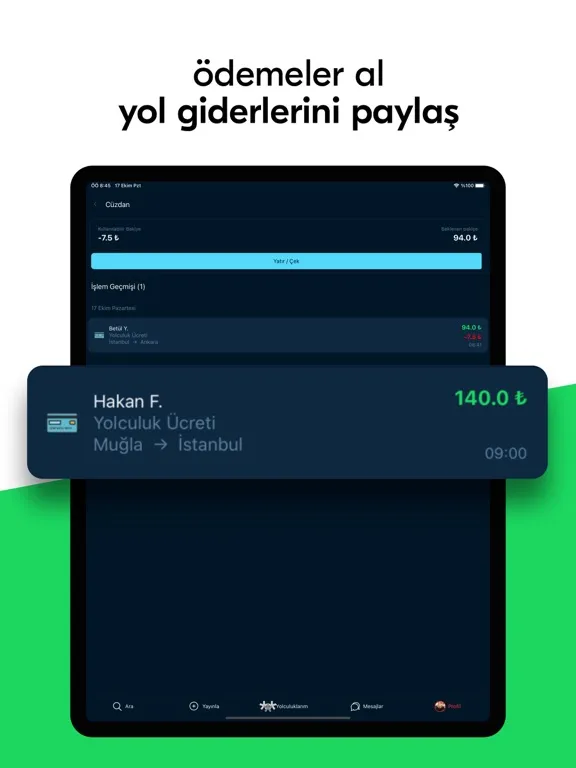 Capturas de pantalla de Jurnal: yolculuk paylaşımı iPad 