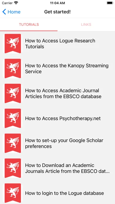 Captures d'écran de LogueLink