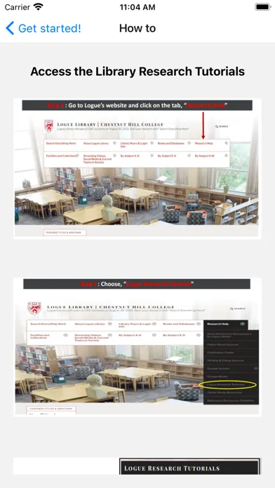 Captures d'écran de LogueLink