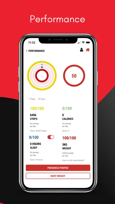 Captures d'écran de NRGym