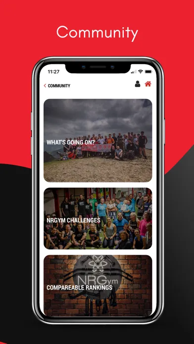 Captures d'écran de NRGym