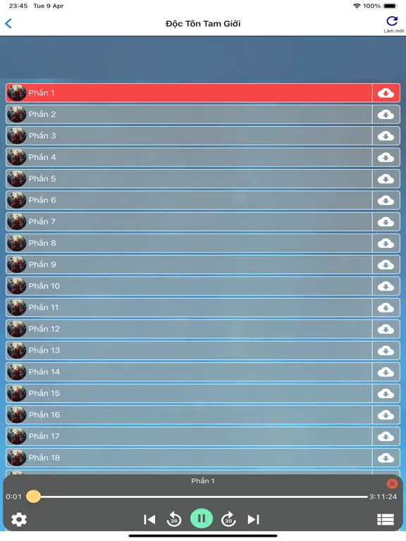 Screenshot di Kho Audio Truyện iPad 