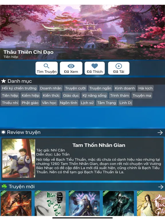 Screenshot di Kho Audio Truyện iPad 