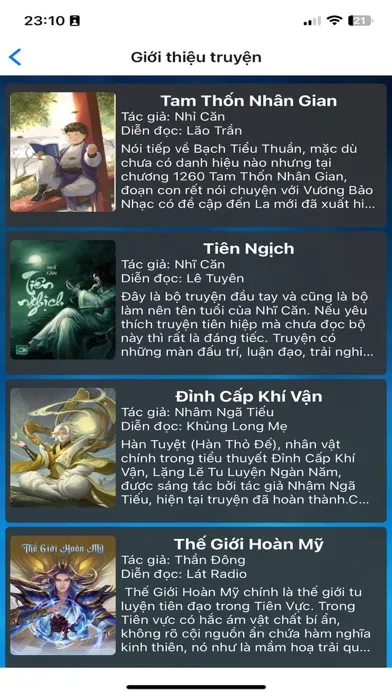 Screenshot di Kho Audio Truyện
