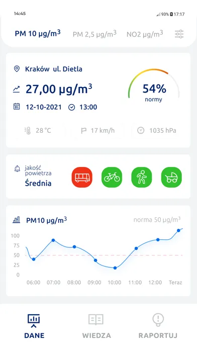 Powietrze Kraków 2.0 स्क्रीनशॉट