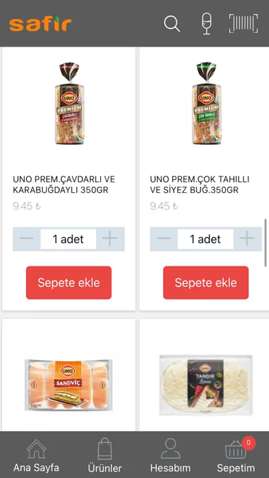 Safir Market应用截图