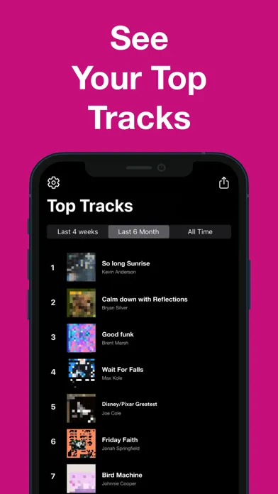 Receiptify: Stats for Spotify 스크린샷