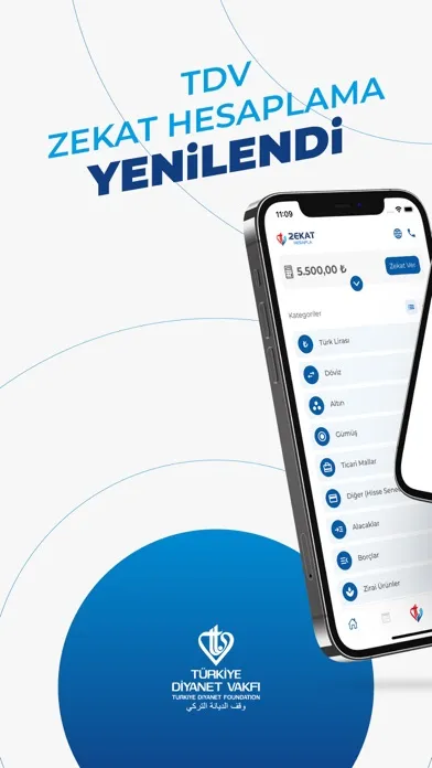Ảnh chụp màn hình của TDV Zekat Hesaplama