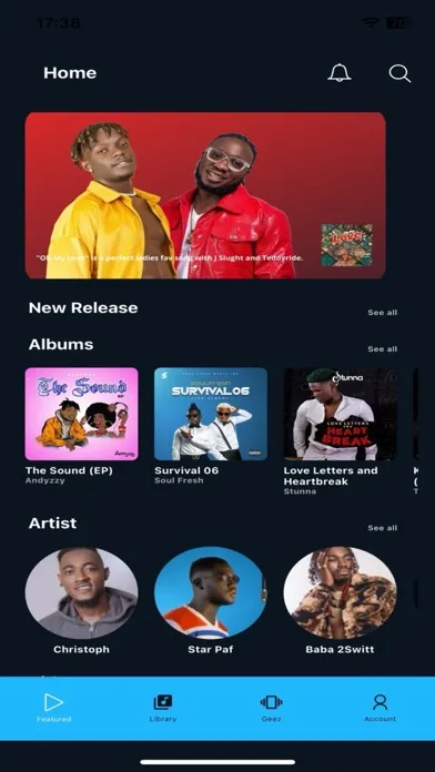 TuneIt Music Streaming应用截图